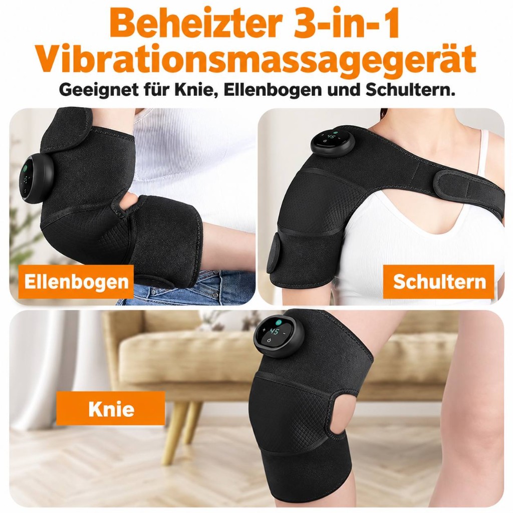 ReumasFree Thermo 3in1 — Anwendung für Knie, Ellenbogen und Schultern